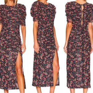 Free People Multicolor Floral Midi Dress